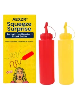 AEXZR® Squeeze Surprise Tomato and Mustard Prank Bottle