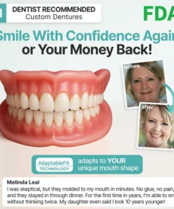 BRONY™ Custom-Fit Full Functional Dentures Make you more confident