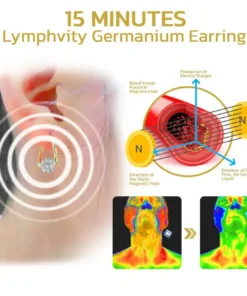 CZTICLE®Lymphvity MagneTherapy Germanium Earrings