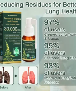 CareBreeze® Botanical Mullein Leaf Extract Lung Cleanse Spray