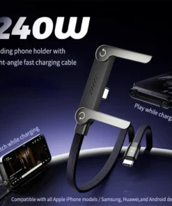 Invisible Holder Charger Cable with Stand