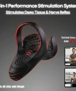 Kaydenth™ Vibrating electric male masturbation lock ring charging