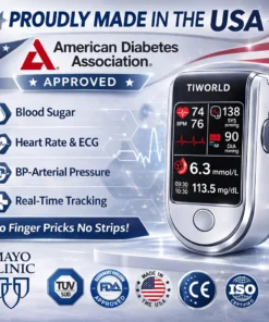 TIWORLD™ Non-Invasive Blood Glucose Meter 99.9% Accuracy