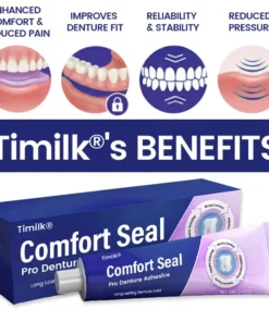 Timilk® Comfort Seal Pro Denture Adhesive