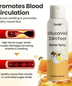 Timilk® GlucaVeil 24H Foot Barrier Spray