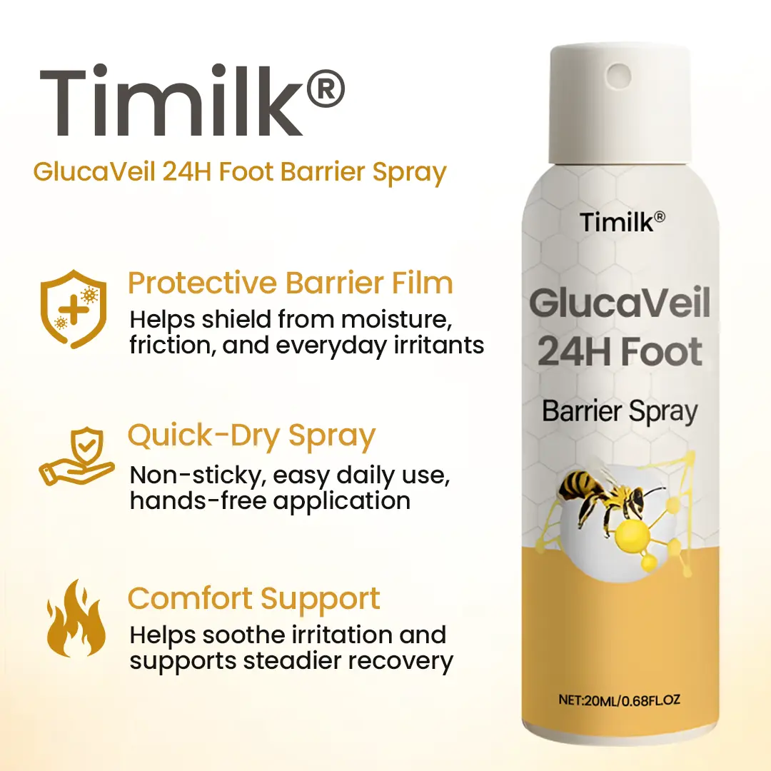 Timilk® GlucaVeil 24H Foot Barrier Spray