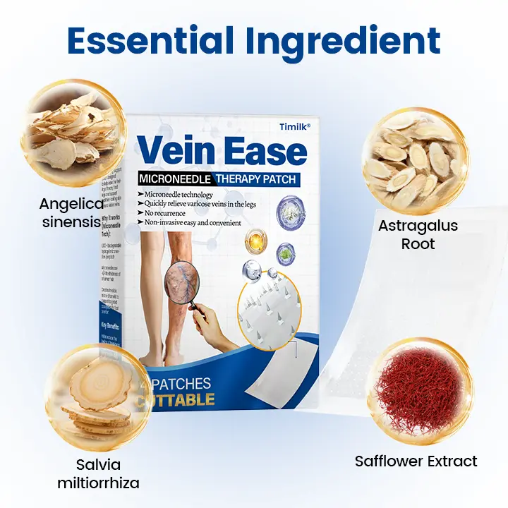 Timilk® Vein Ease Microneedle Therapy Patch
