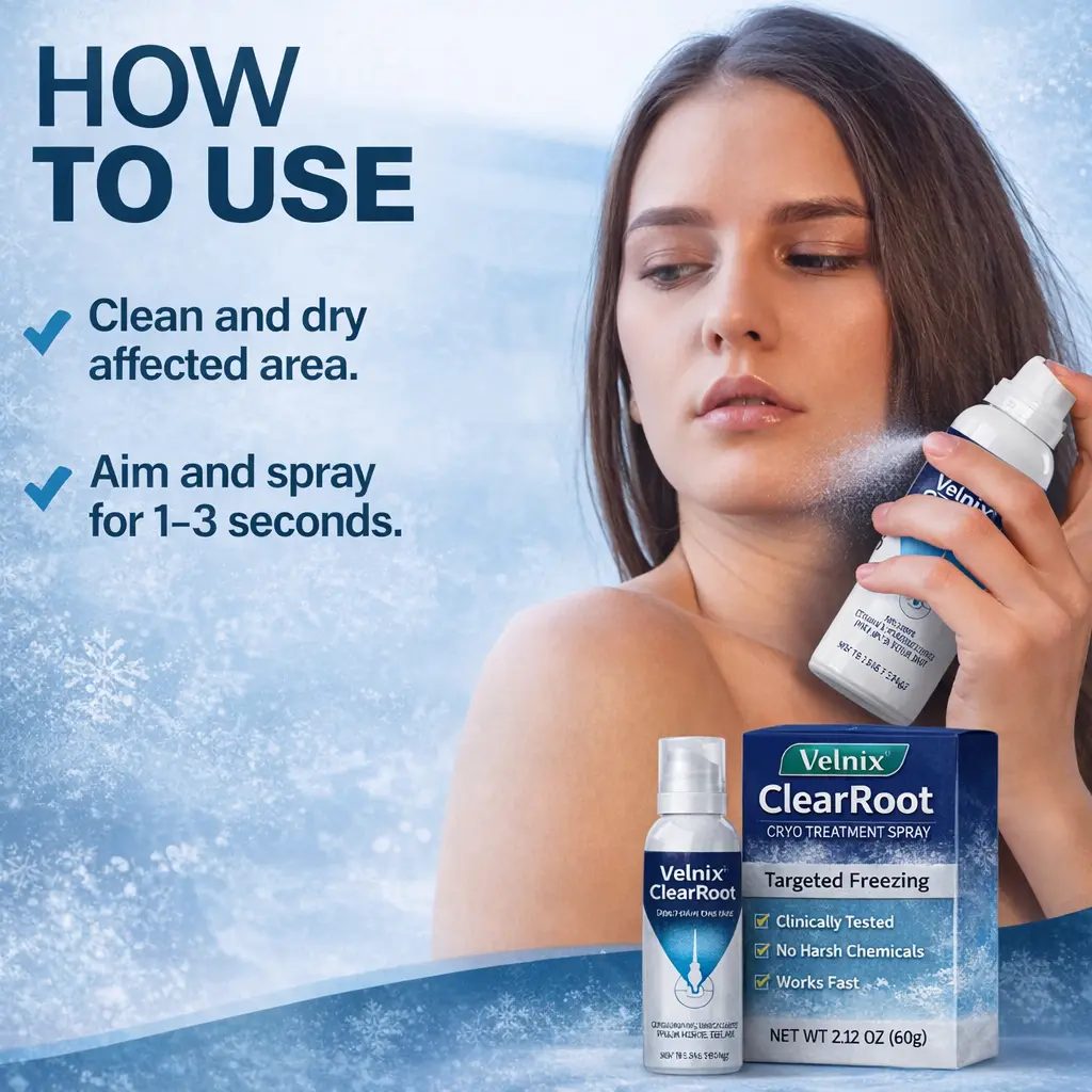 Velnix® ClearRoot Cryo Treatment Spray