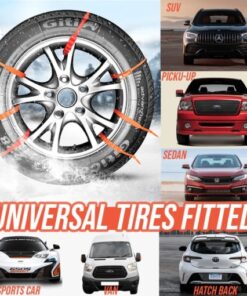 Anti-Skid Cable Ties for Vehicles