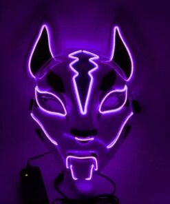Fox Full Face Neon Mask