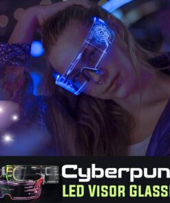 Cyberpunk LED Visor Glasses