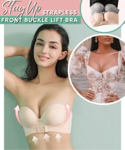 StayUp Strapless Front Buckle Lift Bra