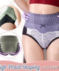 High Waisted Lace Panties