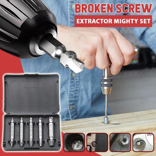 Broken Screw Extractor Mighty Set
