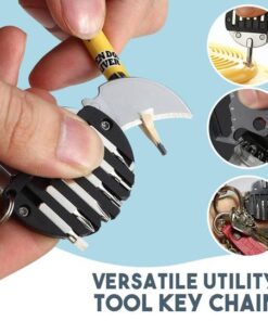 Versatile Utility Tool Keychain