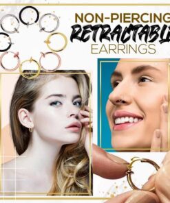 No Piercing Retractable Earrings