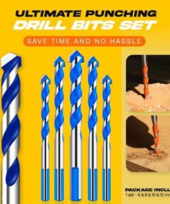 Ultimate Punching Drill Bits Set (5pcs)