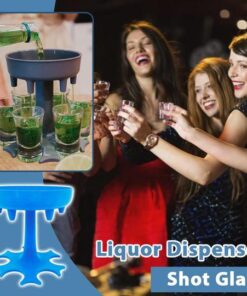 Liquor Dispenser Shot Glass Set