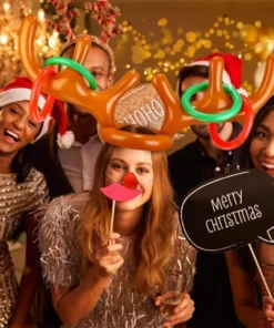 Christmas Reindeer Ring Toss Game