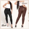 Plus Size Perfect Fit Leather Leggings