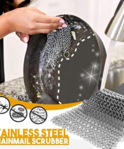 Stainless Steel Chainmail Scrubber