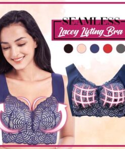 Seamless Lacey Lifting Bra