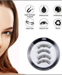 8D Quantum Magnetic Eyelashes with Soft Magnet Technology