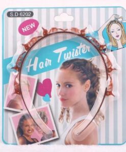 Double bangs hairstyle hairpin