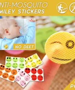 Anti-Mosquito Smiley Stickers (60 pcs)