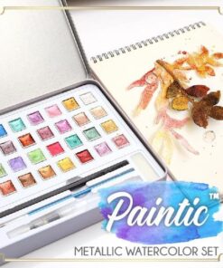 Paintic Metallic Watercolor Set (12 Colors)