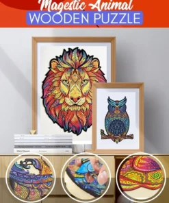 Majestic Animal Wooden Puzzles