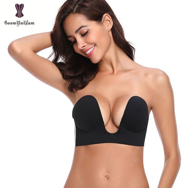 Invisible Strapless Plunge Bra - Image 2