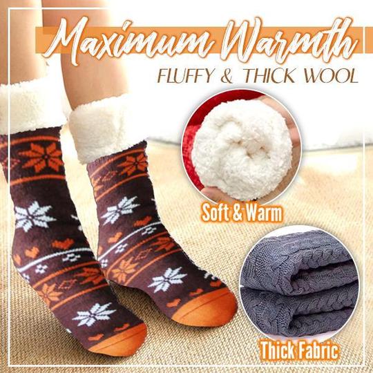 ThermoHeat Fleecy Non-Slip Socks (50% OFF) - Image 2
