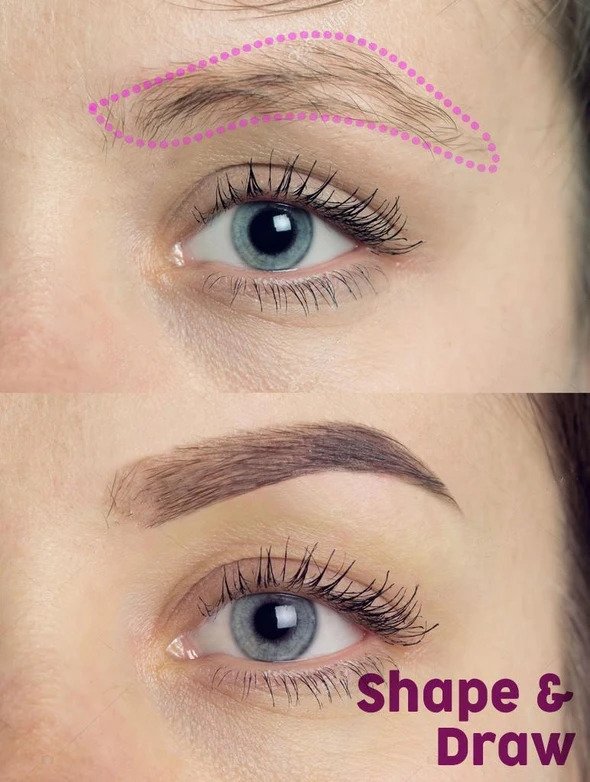 Instant Brow Shaping Stencil (4pcs Set) - Image 2