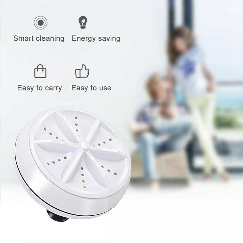Ultrasonic Mini Portable Turbo Washing Machine - Image 2