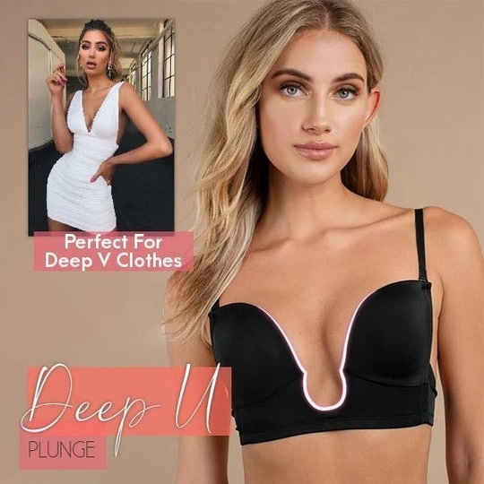 LaxChic U-Plunge Low Back Bra - Image 2