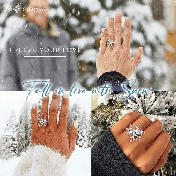 Ladreamia Rotatable Snowflake Ring - Image 2