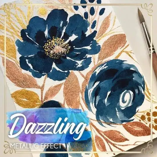 Paintic Metallic Watercolor Set (12 Colors) - Image 2