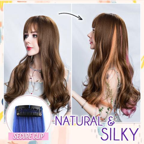 The Hairdrobe Colored Clip-in Extensions Set - Image 3