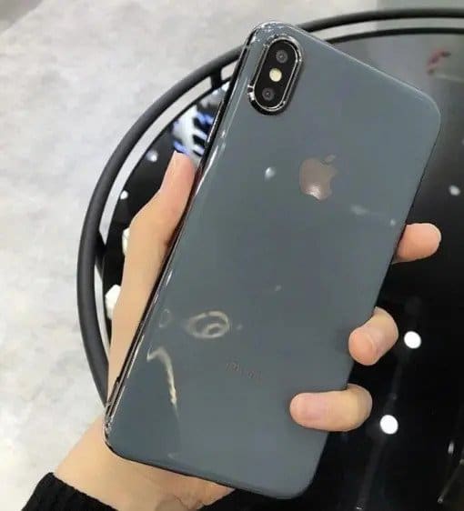 Luxury Electroplated Bumper Glossy Cover With Logo for iphone - Image 2