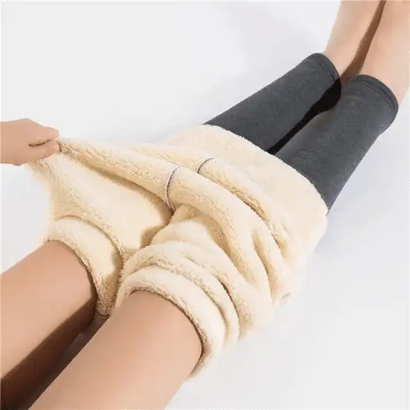 Super Thick Cashmere Wool Leggings - Image 3