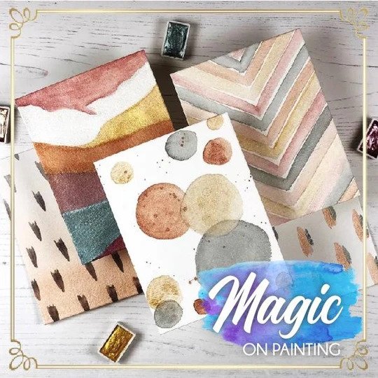 Paintic Metallic Watercolor Set (12 Colors) - Image 3