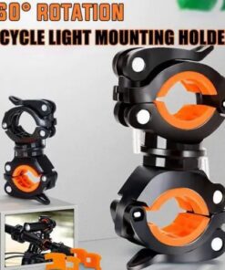 360-Degree Rotation Bicycle Light Mounting Holder