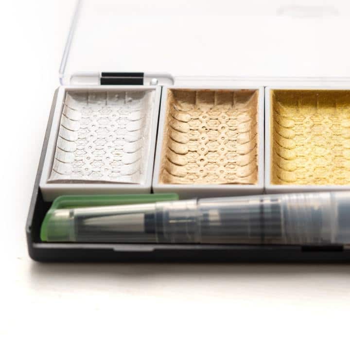 Starry Gold Watercolors 5 Set - Image 4