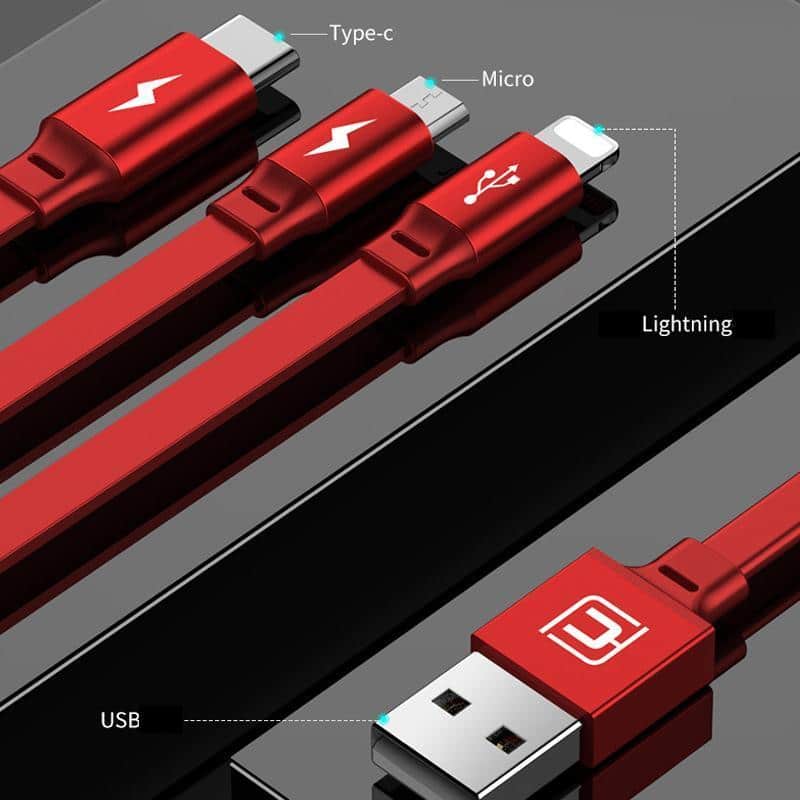 3 in 1 USB Charging Cable - Image 4
