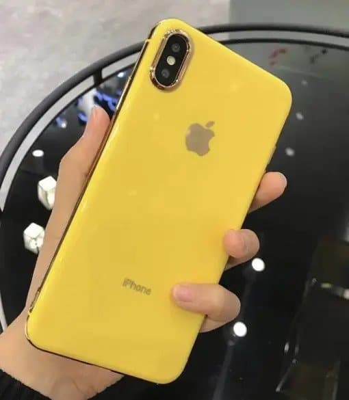 Luxury Electroplated Bumper Glossy Cover With Logo for iphone - Image 3