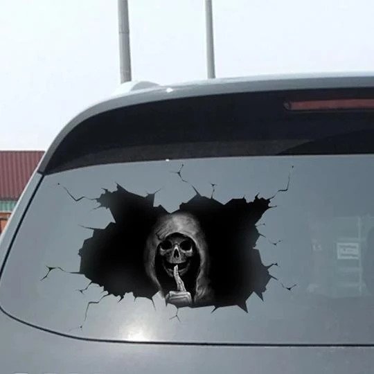 SILENT SKULL STICKER - Image 4