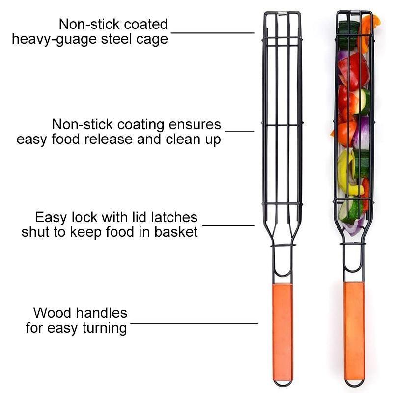 Reusable Kabob Grill Baskets - Image 4