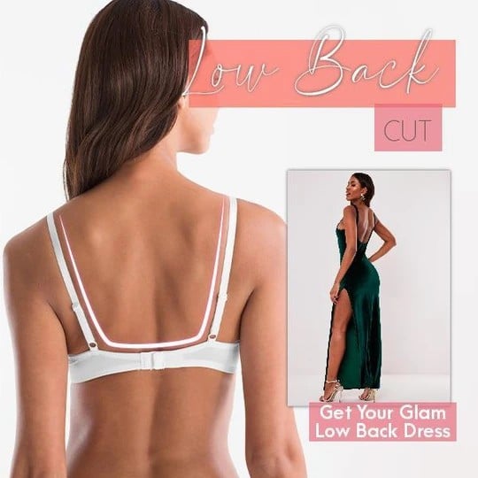 LaxChic U-Plunge Low Back Bra - Image 4