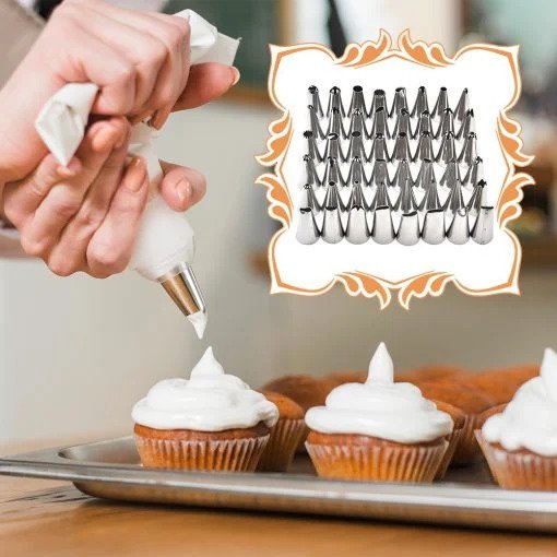 24 Nozzle Cake Decorating Set - Image 4